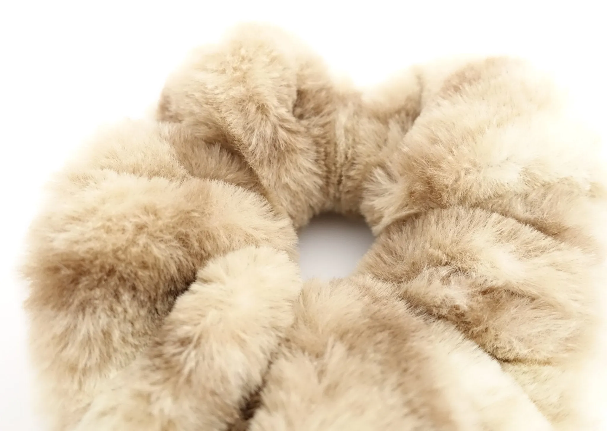 fabric faux fur soft hair scrunchies large hair scrunchie for women