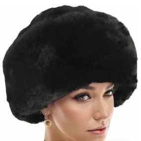 Faux Rabbit Cossack Hat