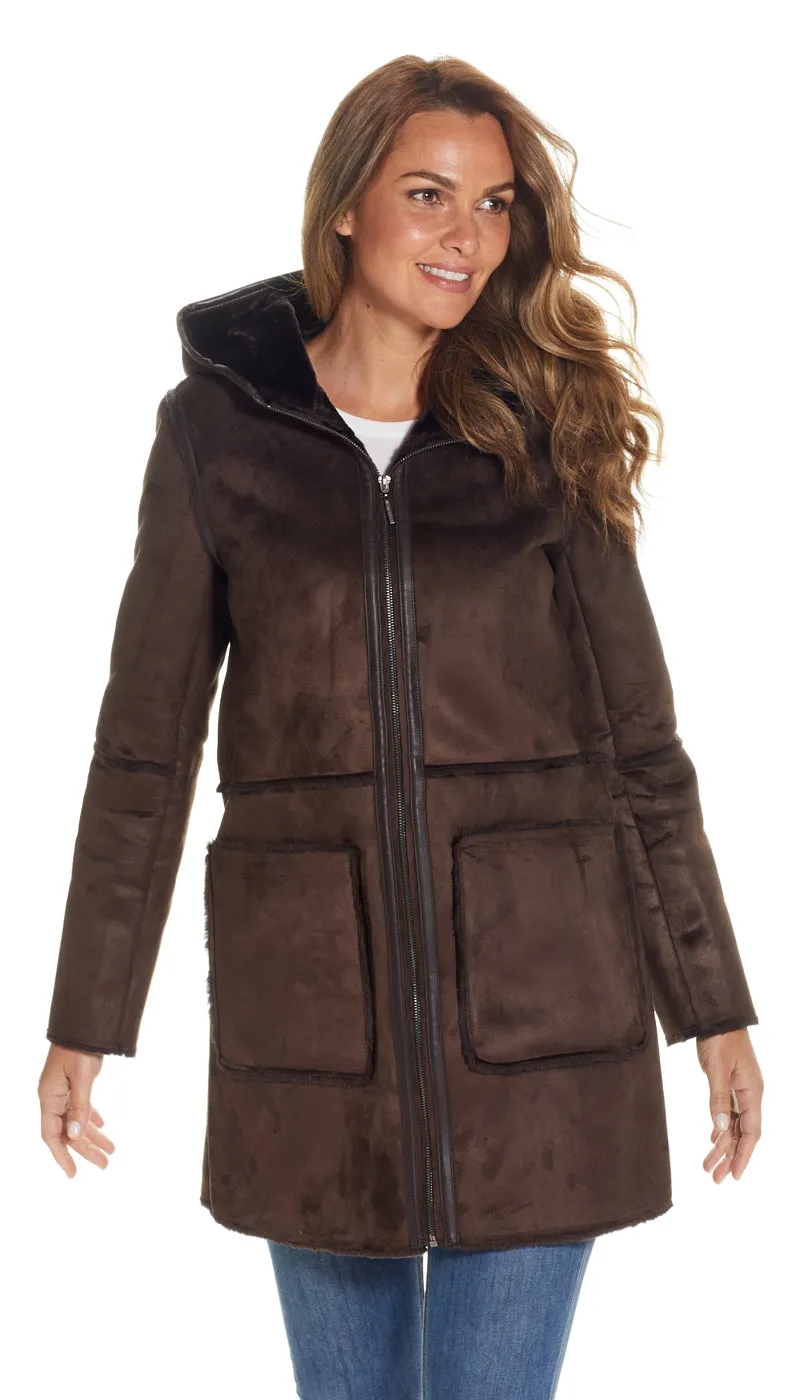 FAUX SHEARLING WALKER