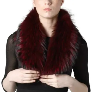 Fox Fur Collar - Red by Jayley