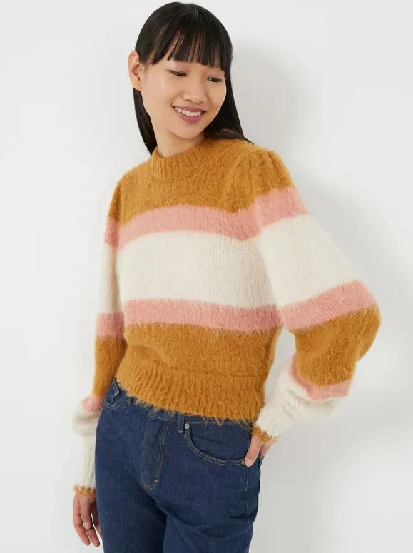 French Connection Moli Brushed Stripe Knit 78TOD