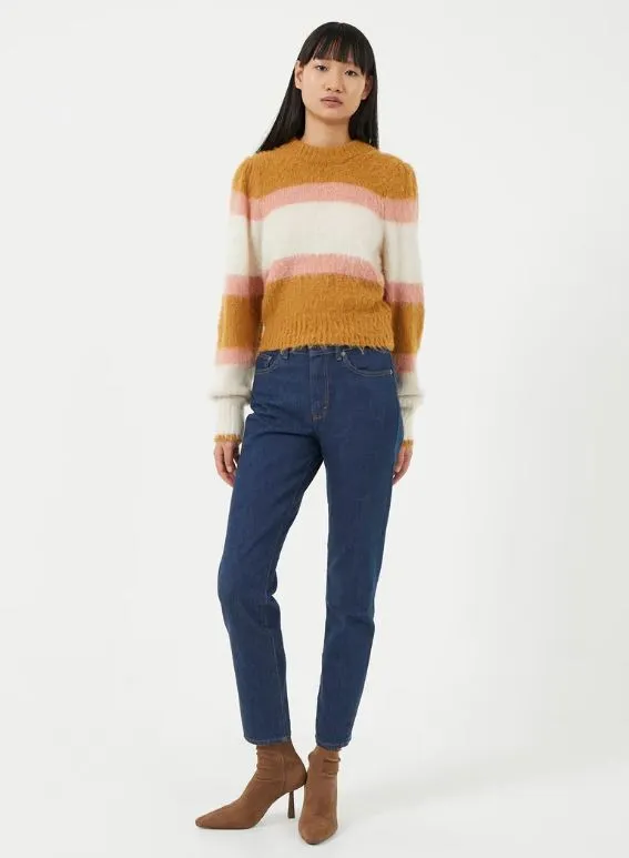 French Connection Moli Brushed Stripe Knit 78TOD