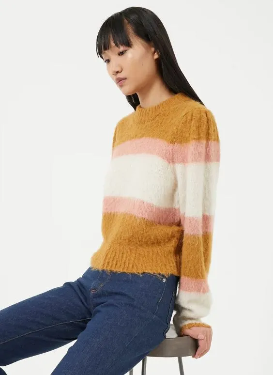 French Connection Moli Brushed Stripe Knit 78TOD