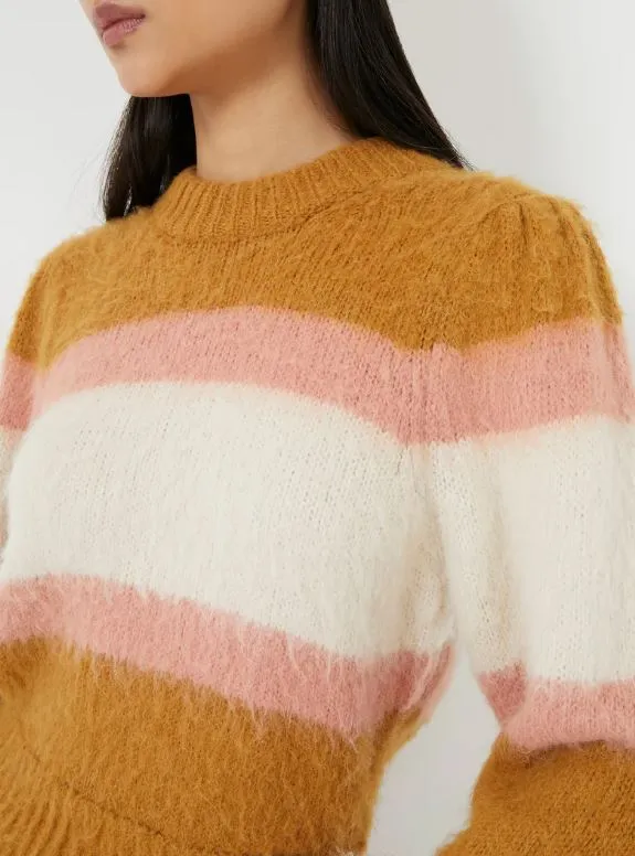 French Connection Moli Brushed Stripe Knit 78TOD