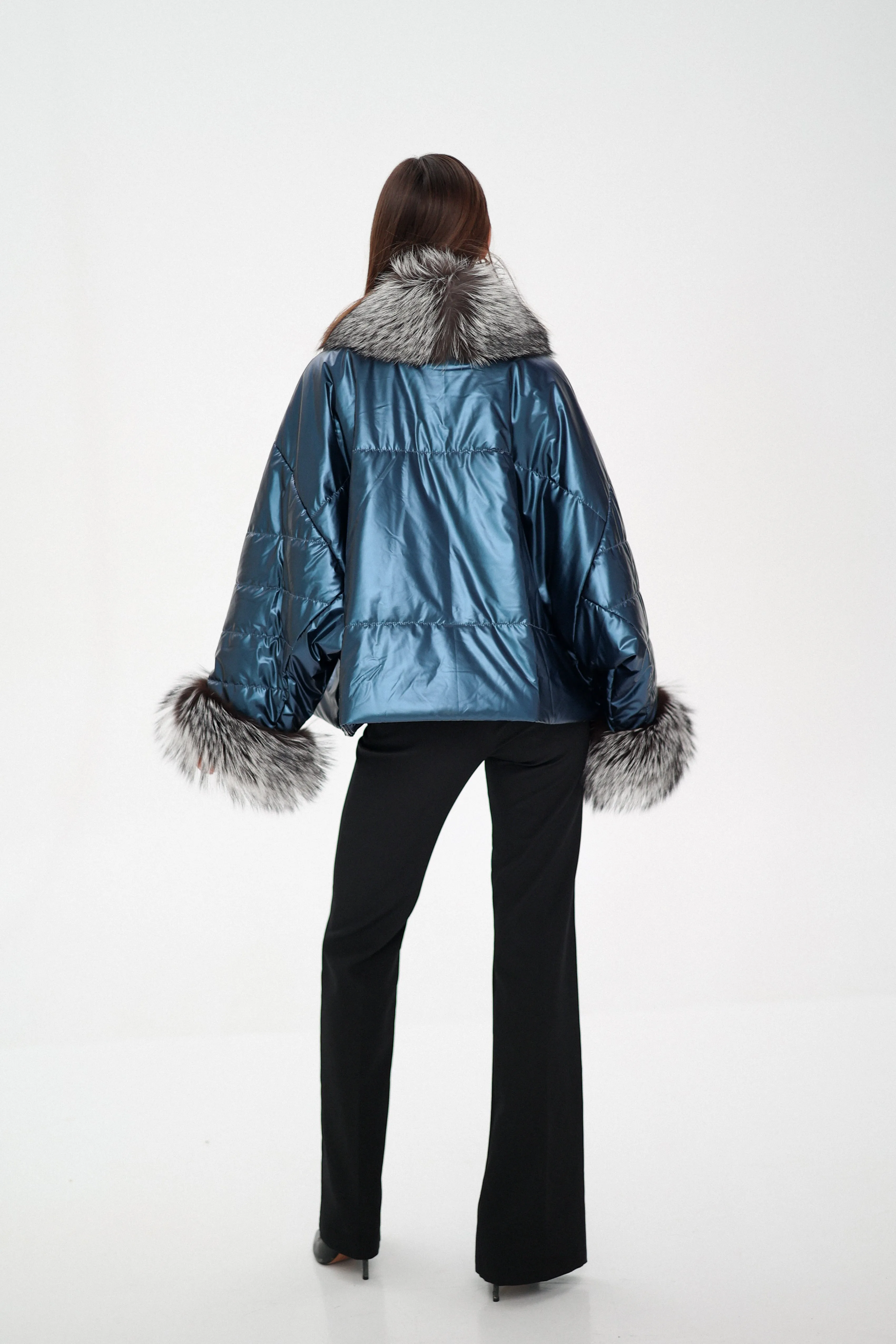 Genuine Silver Fox Fur Freudenberg Comfortemp® Jacket