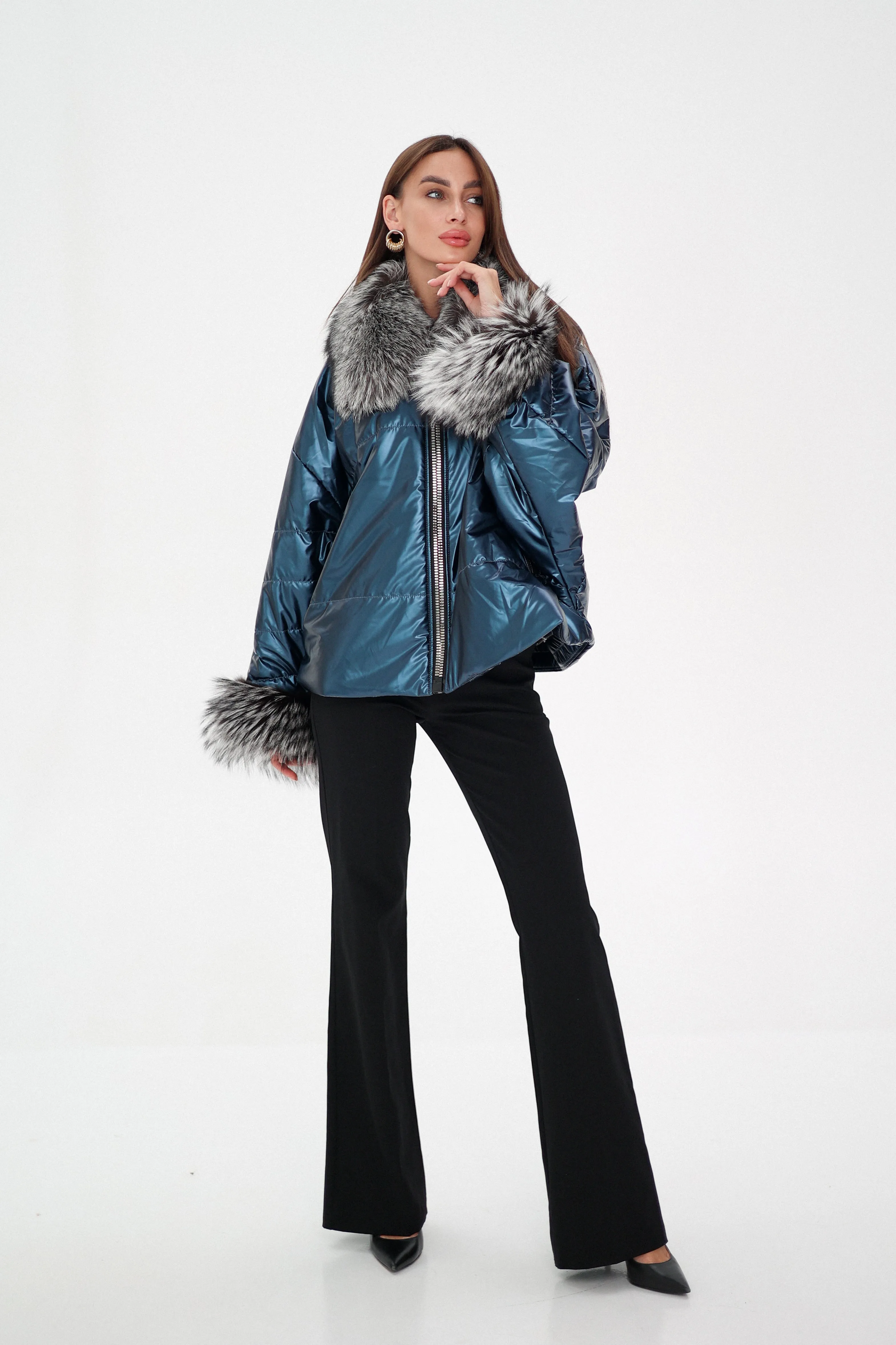 Genuine Silver Fox Fur Freudenberg Comfortemp® Jacket