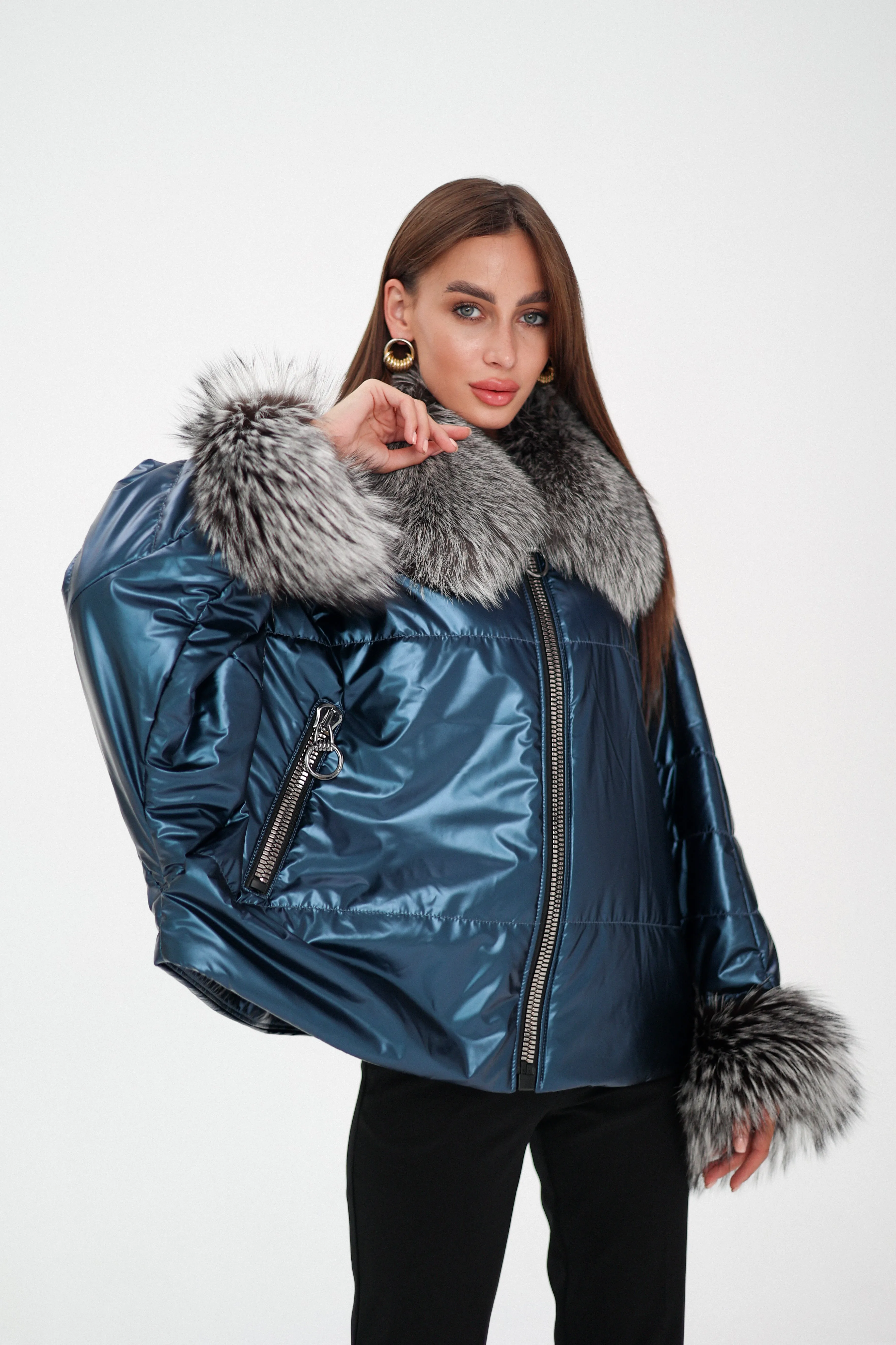 Genuine Silver Fox Fur Freudenberg Comfortemp® Jacket