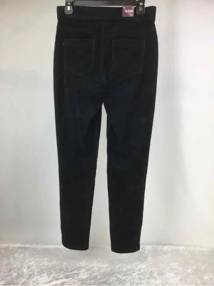 Gloria Vanderbilt Women Size S Black NWT corduroy Pull On Pants