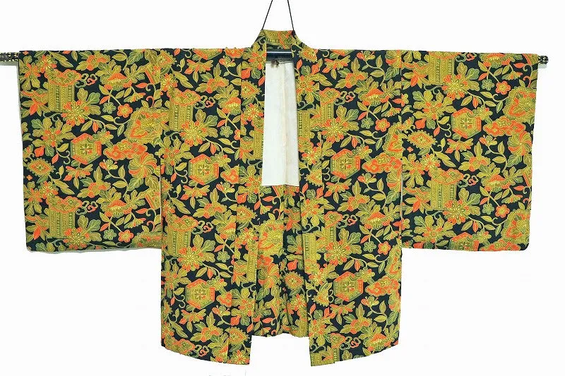 ha0058 haori - haorijJacket -   Japanese vintage jacket silk