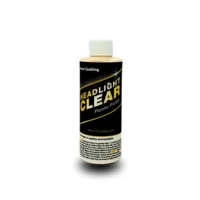 Headlight Clear Nano Plastic Polish - 4oz