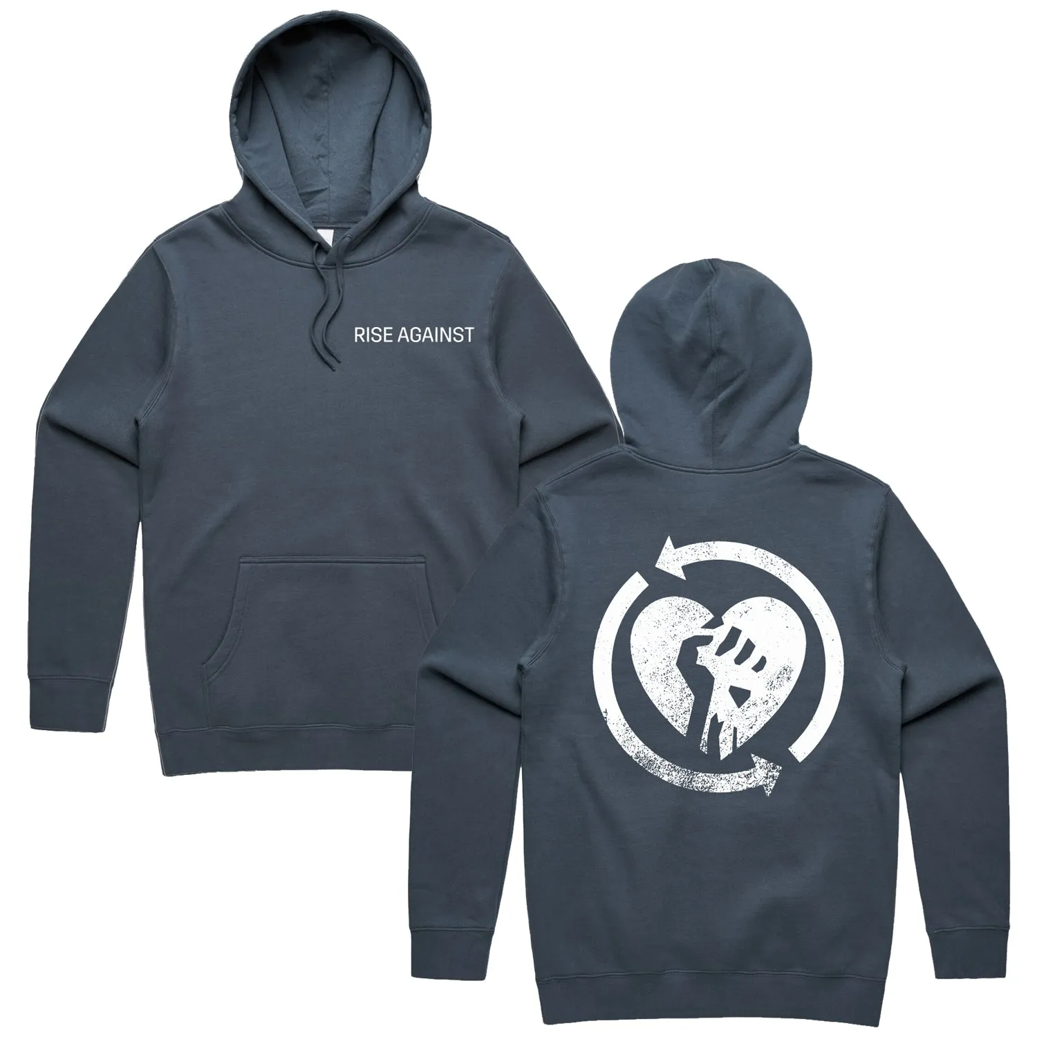 Heartfist Pullover Hoodie (Petrol Blue)