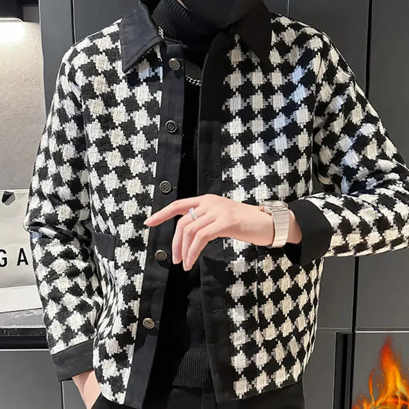 Houndstooth Black & White Style Jacket