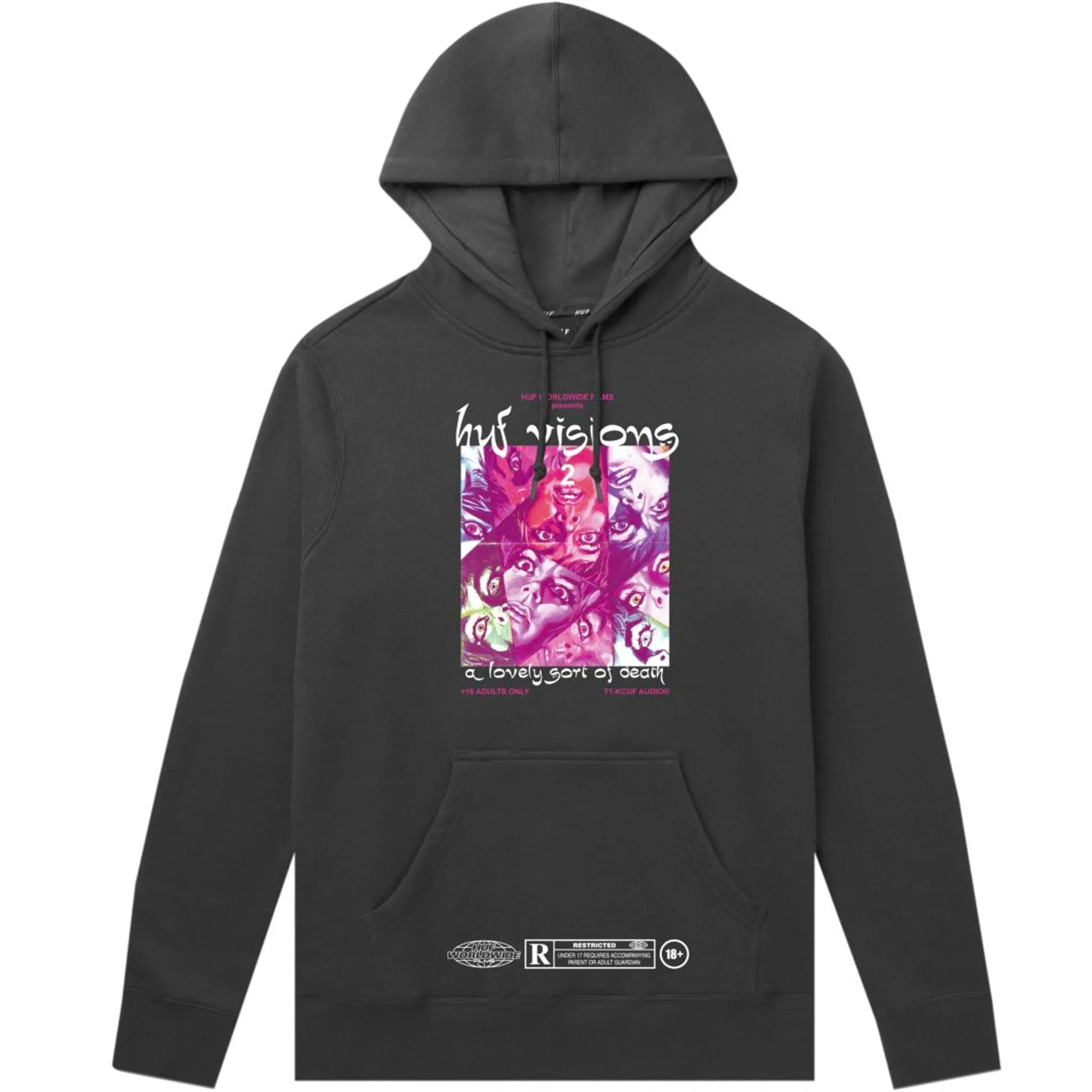 HUF Lovely Sort PO Hoodie (Black)