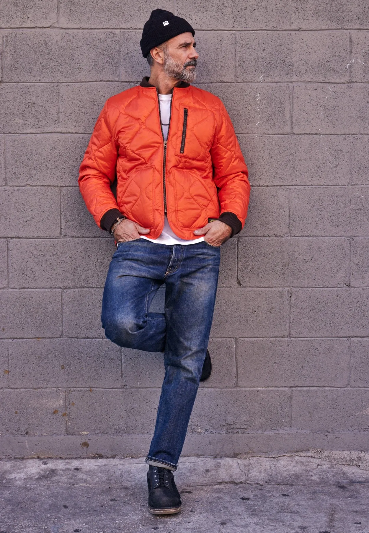 Humboldt Quilted Liner Jacket - Orange