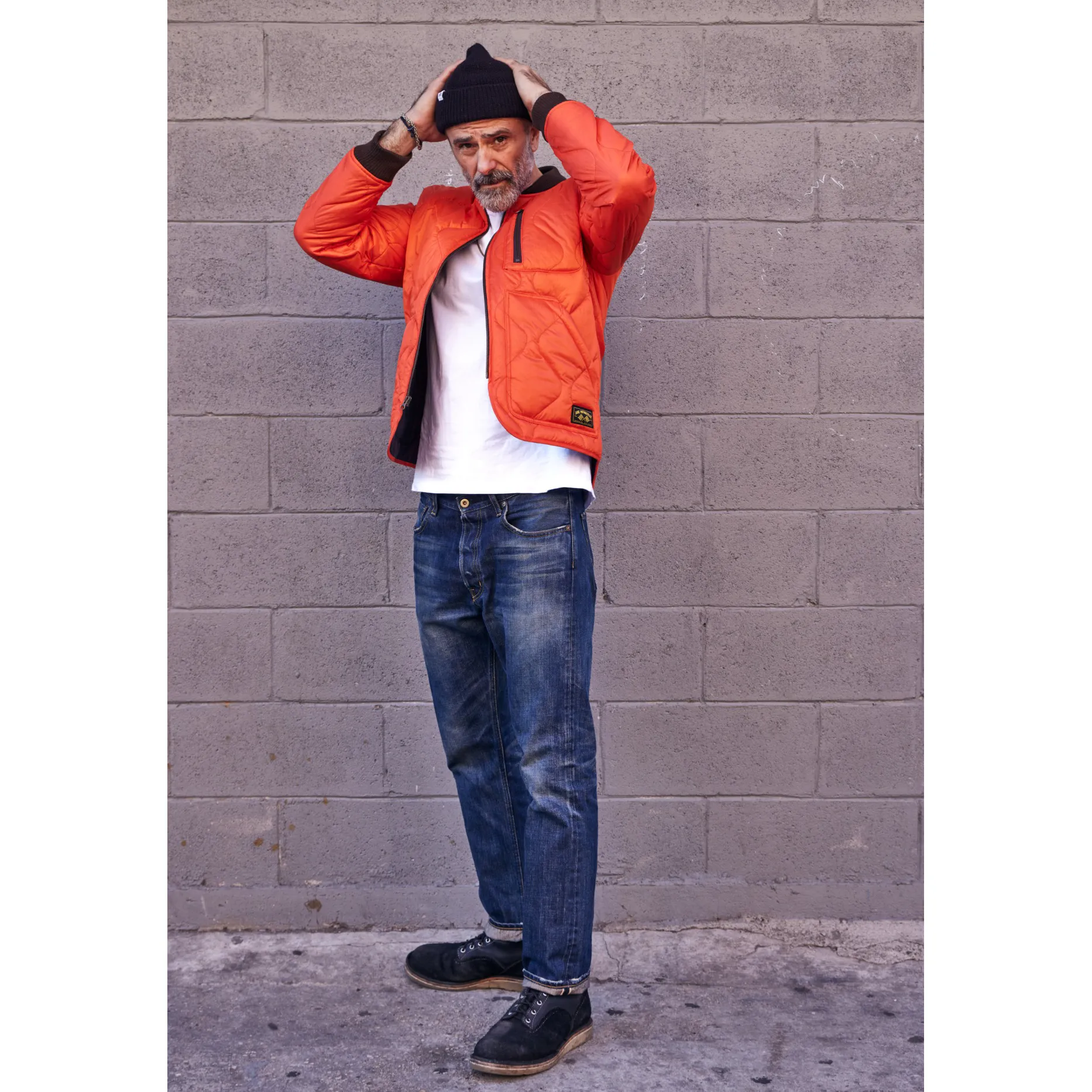 Humboldt Quilted Liner Jacket - Orange