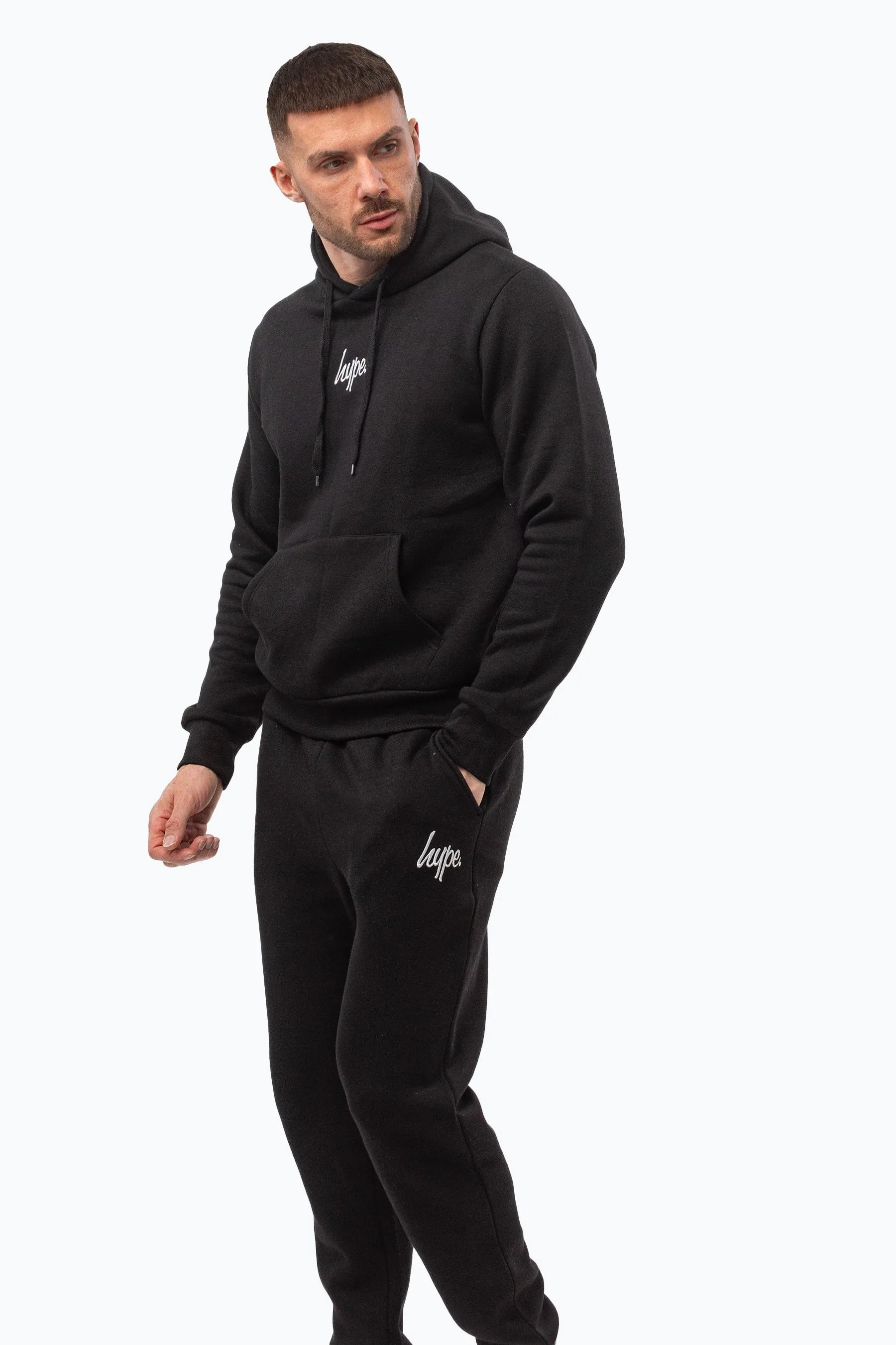 Hype Adults Black Tracksuit