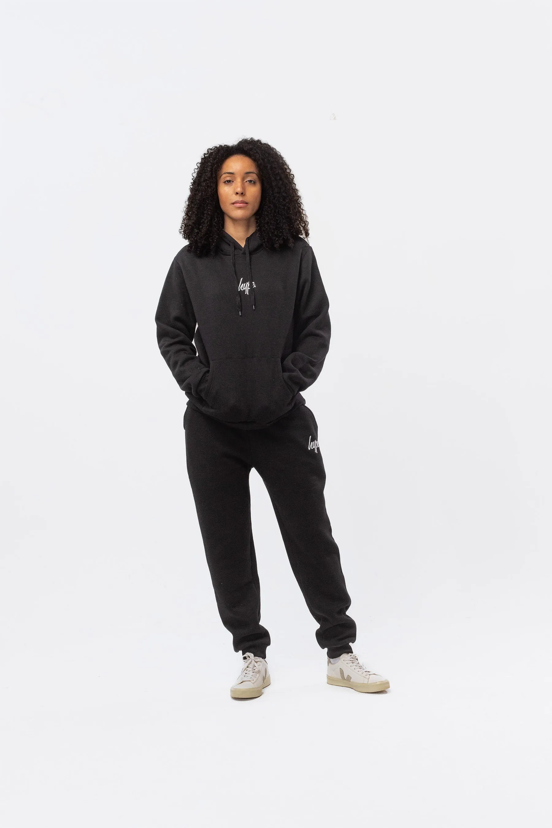 Hype Adults Black Tracksuit