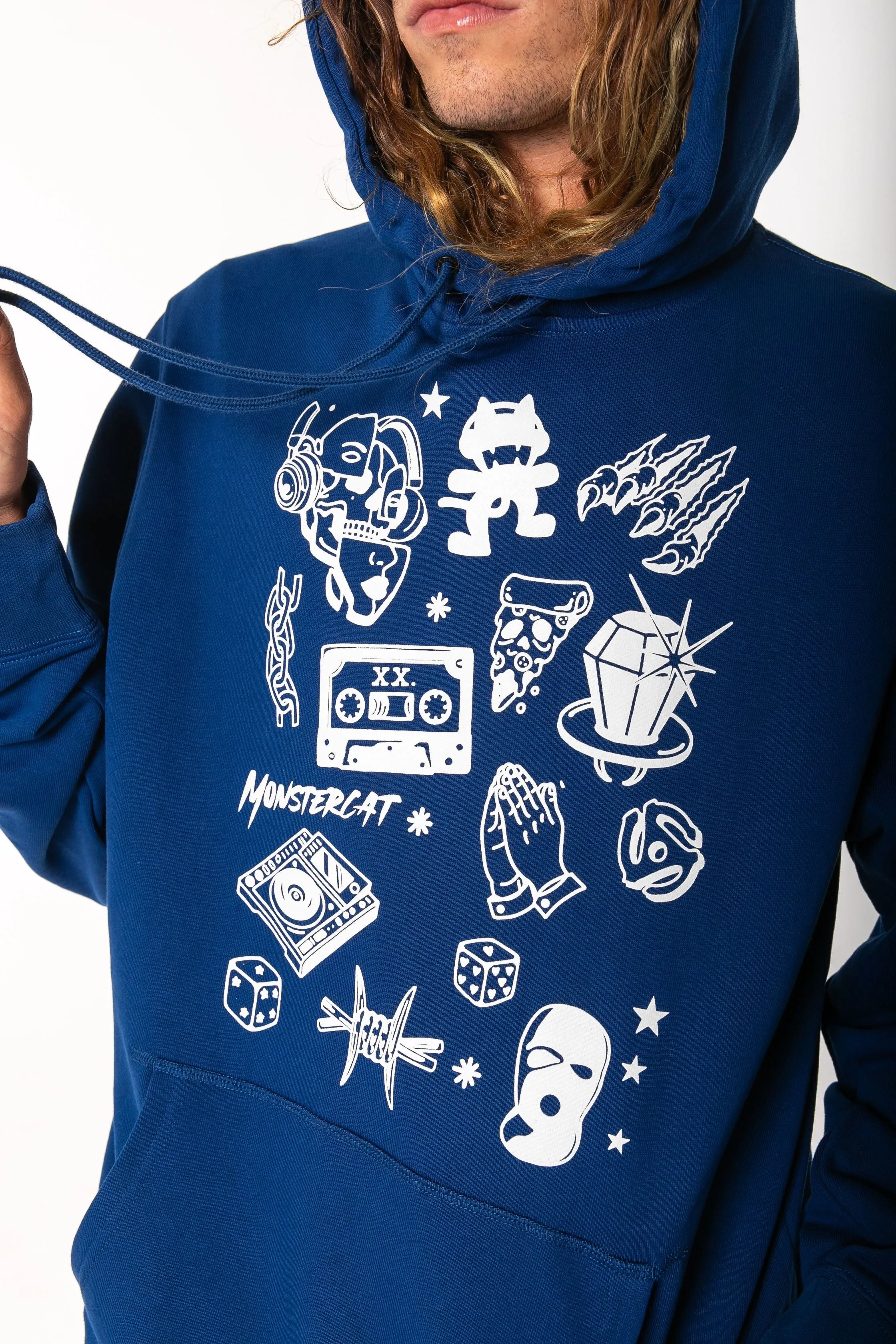 INKED - Indigo Pullover Hoodie