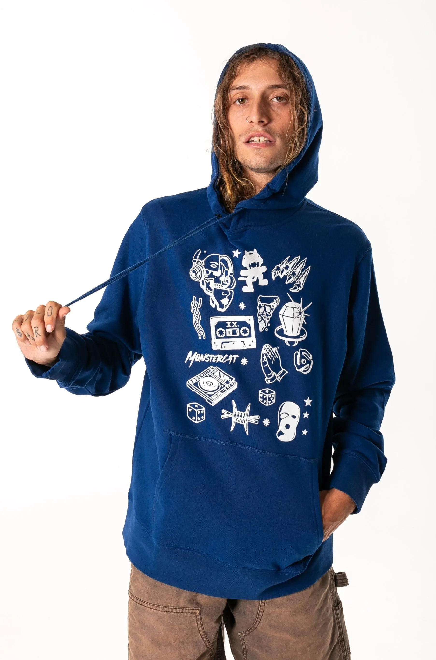 INKED - Indigo Pullover Hoodie