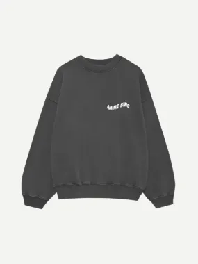 Jaci Sweatshirt Daydreams in Washed Black