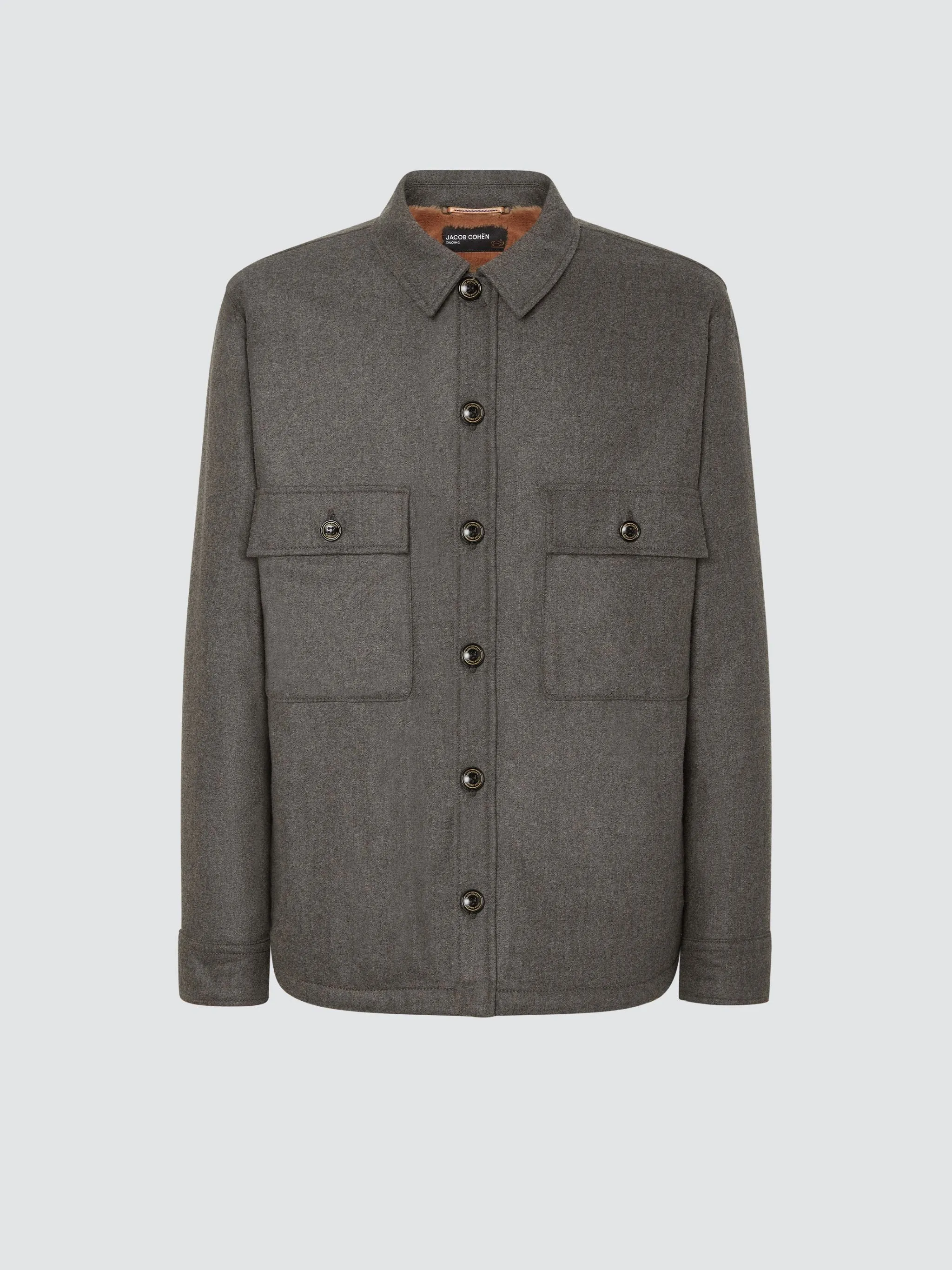 JACOB COHEN Overshirt Grey Flannel