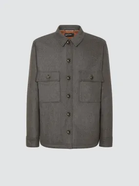 JACOB COHEN Overshirt Grey Flannel