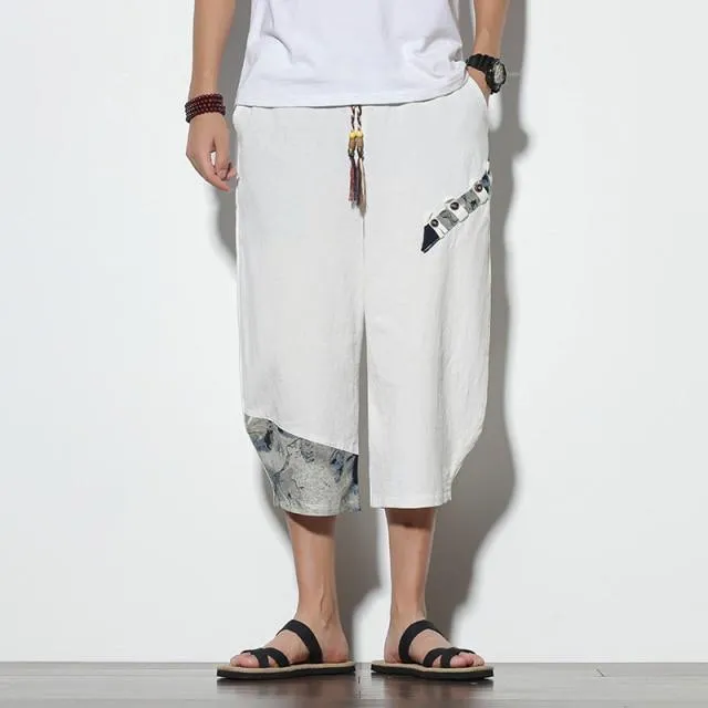 Japanese Kimono Pant White