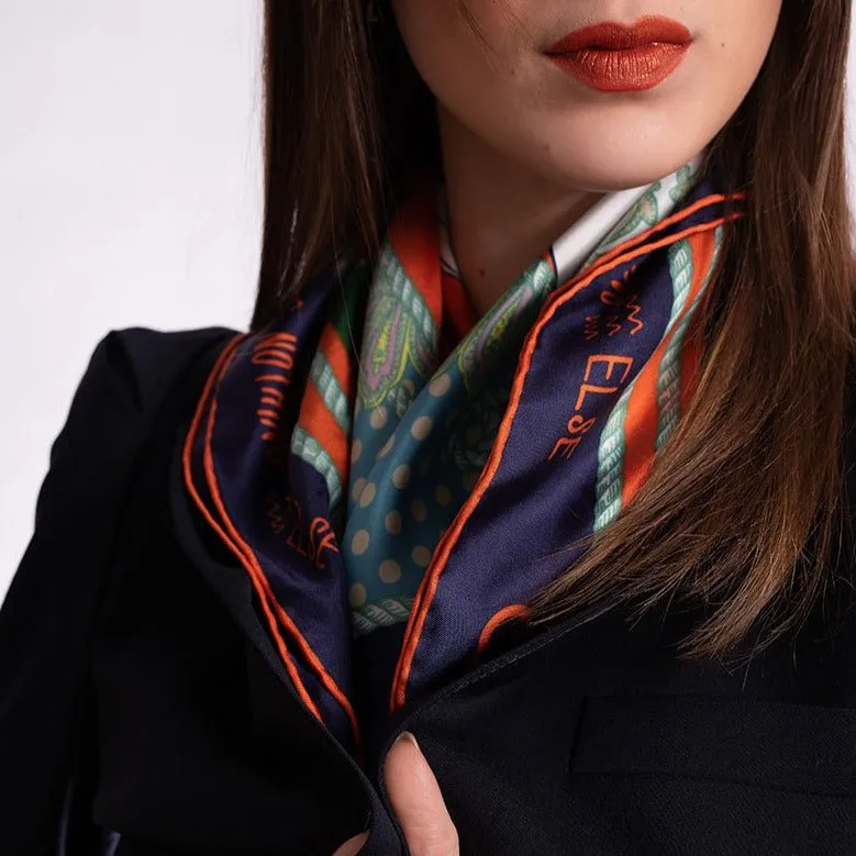 JUST US, NOTHING ELSE SILK SCARF