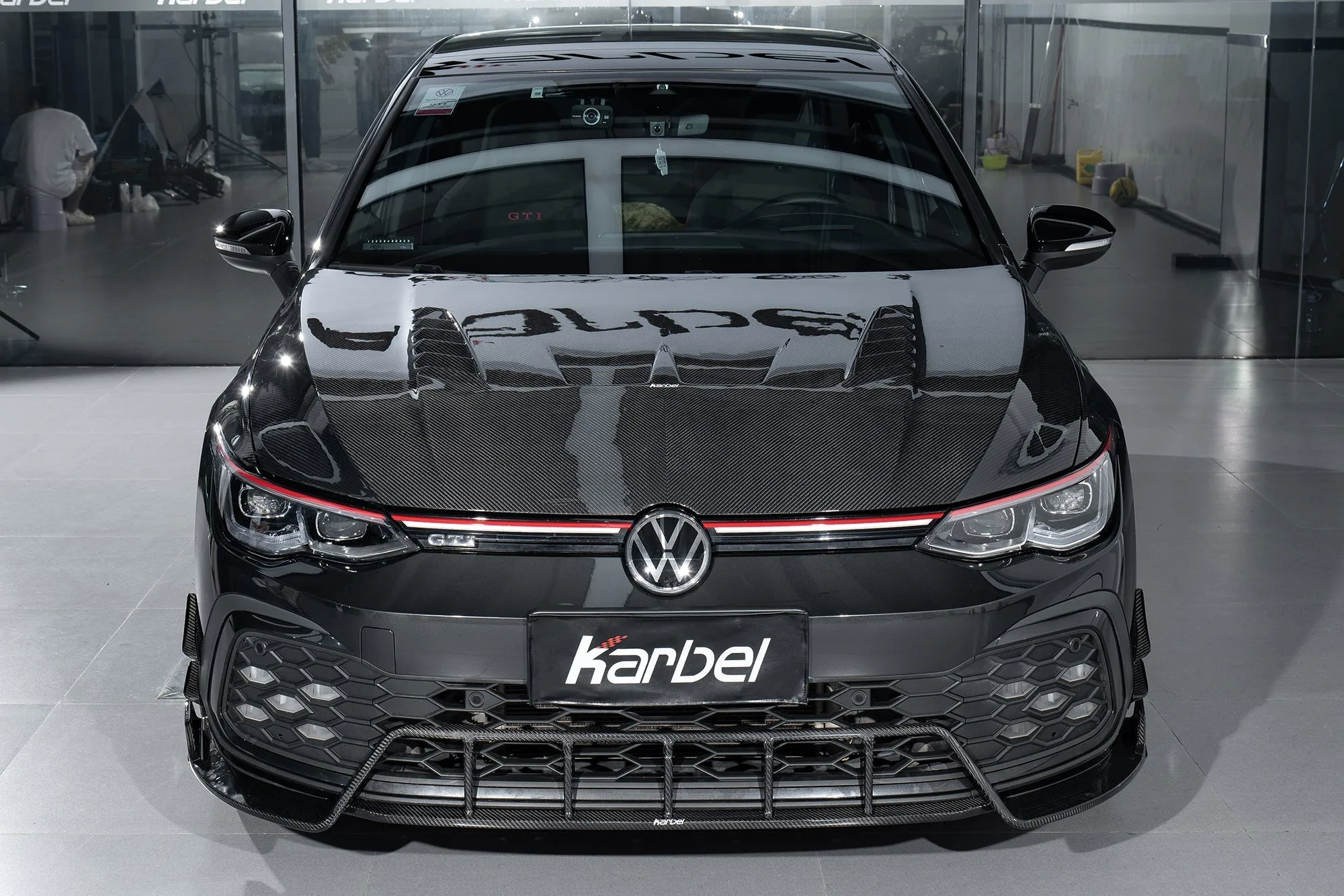 Karbel Carbon Pre-preg Carbon Fiber Hood Bonnet Double-sided for Volkswagen GTI MK8