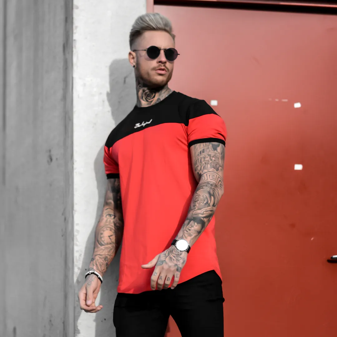 Klass Tee - Black/Red