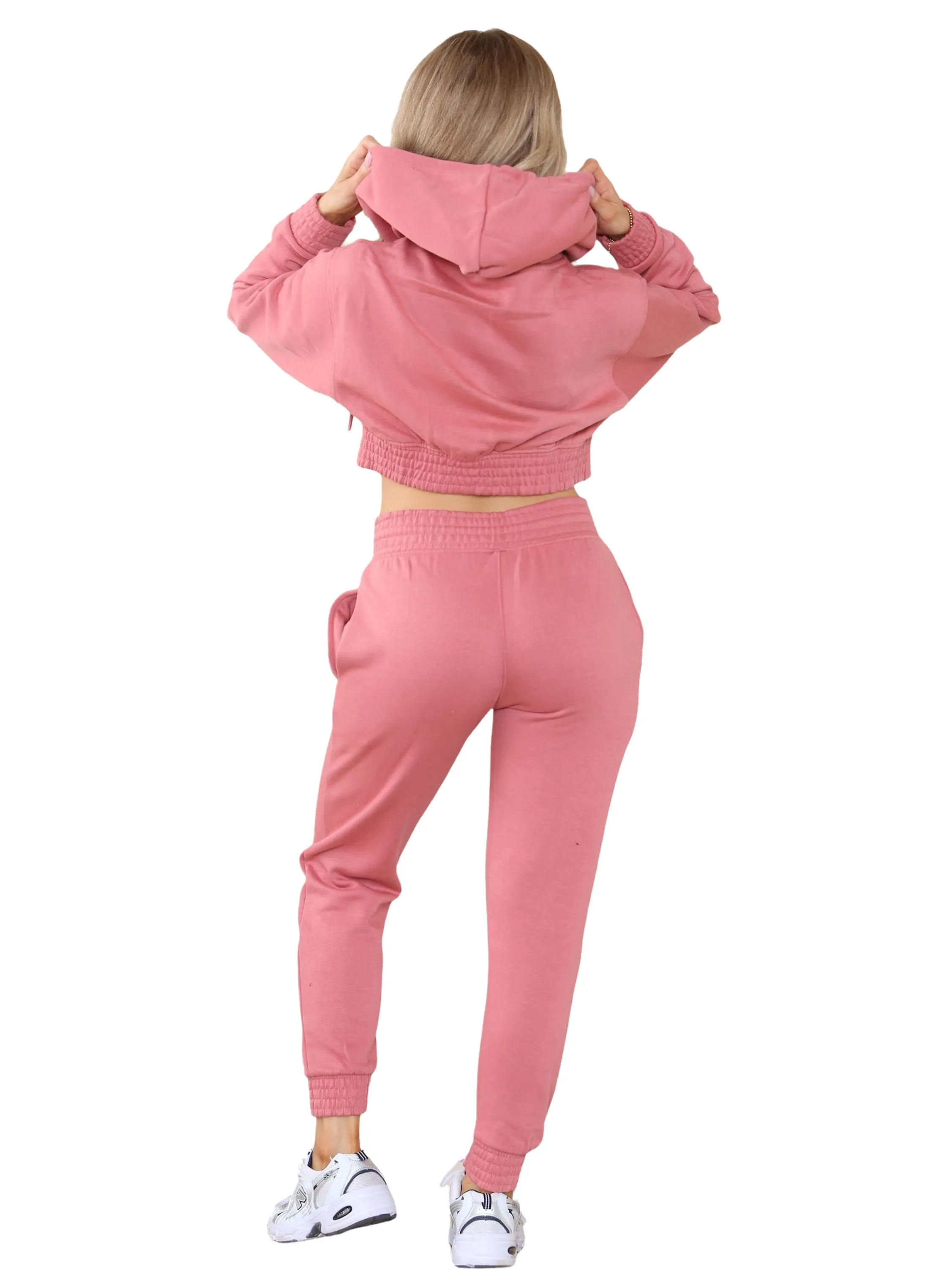 Kruze | Womens Crop Tracksuit Set