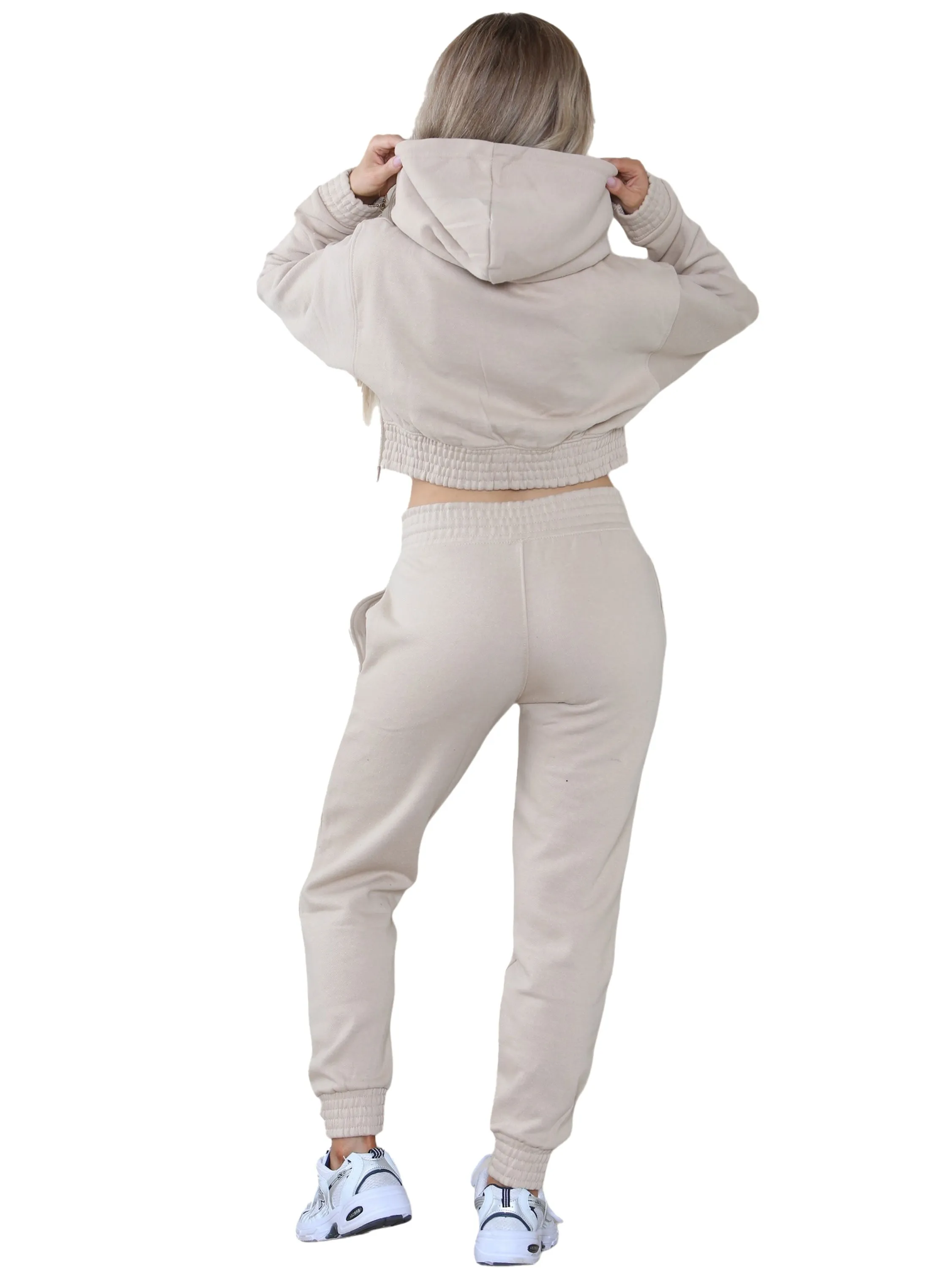 Kruze | Womens Crop Tracksuit Set