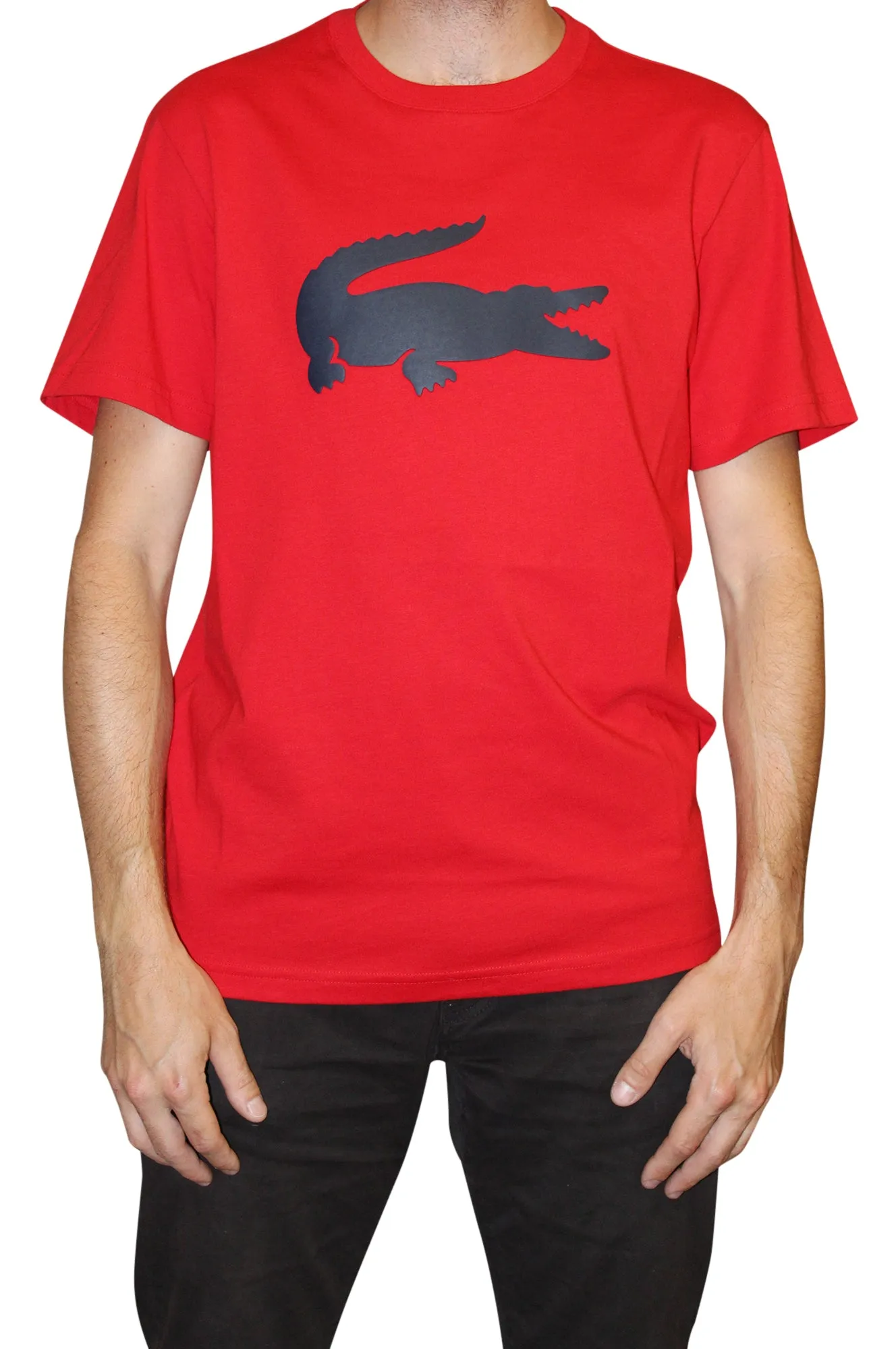 Lacoste Men's Tonal Crocodile Graphic-Print T-Shirt