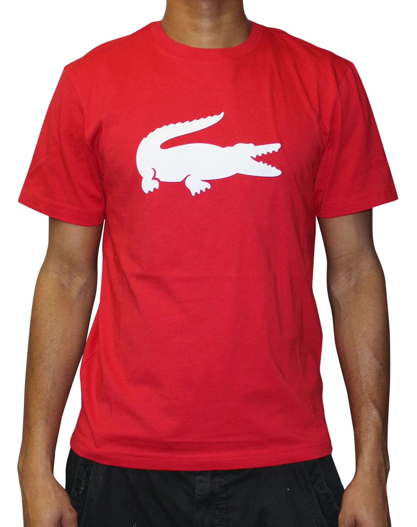 Lacoste Men's Tonal Crocodile Graphic-Print T-Shirt