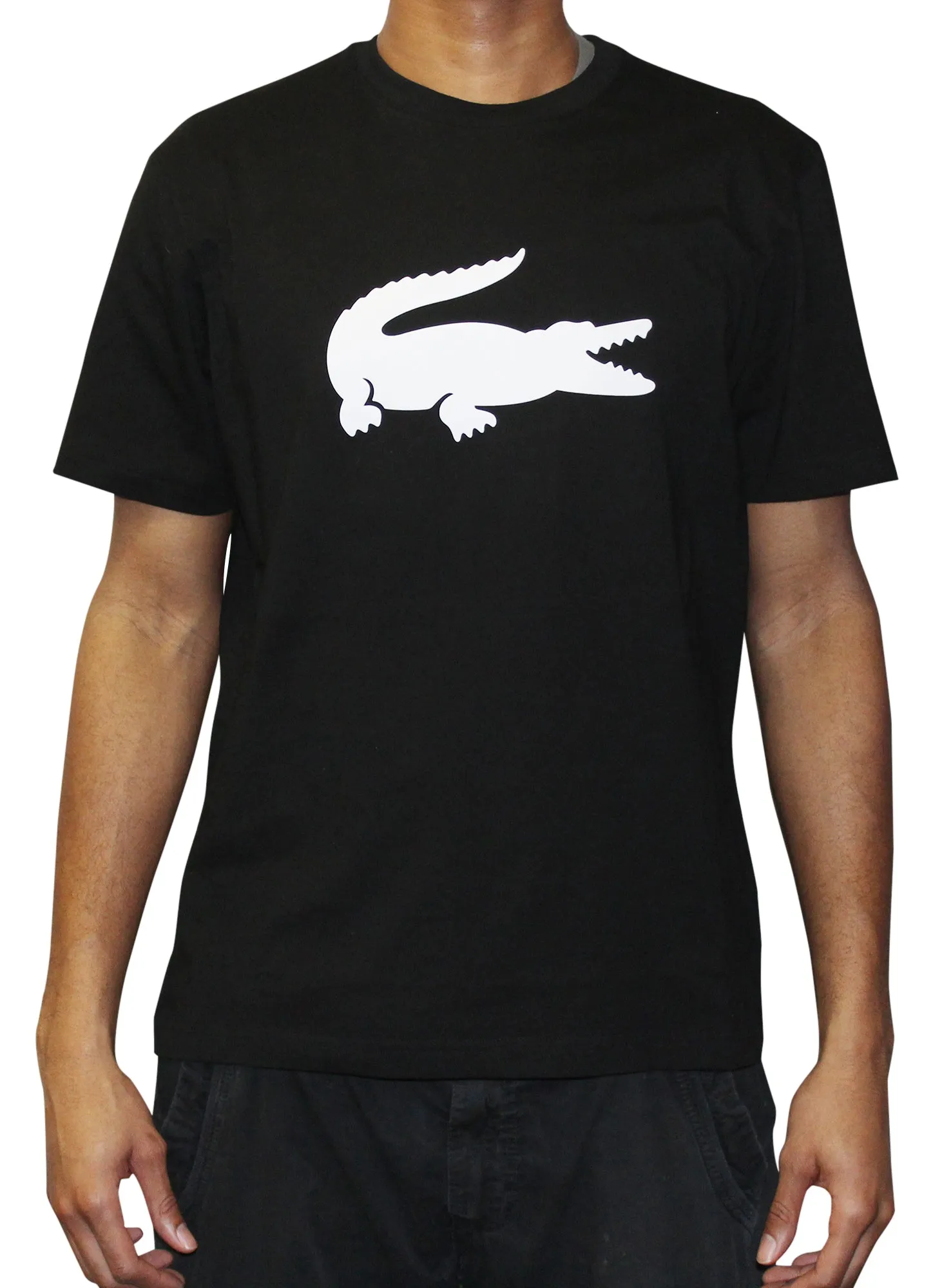 Lacoste Men's Tonal Crocodile Graphic-Print T-Shirt