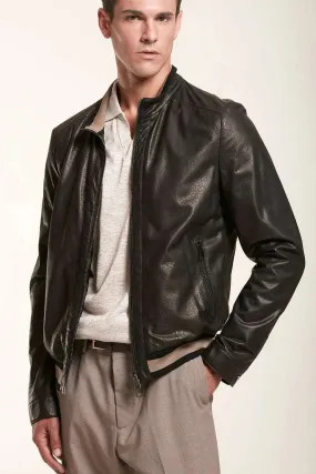 Leather jacket mens