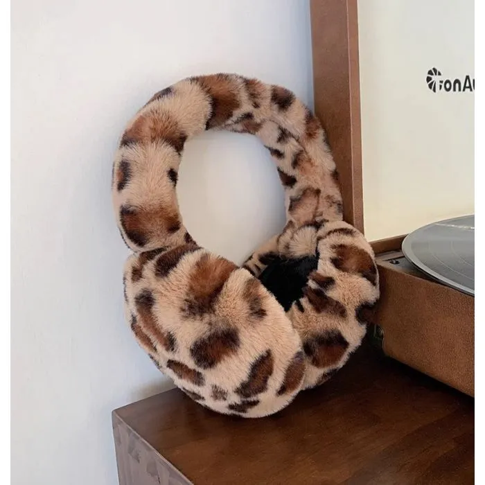 Leopard Faux Fur Earmuffs