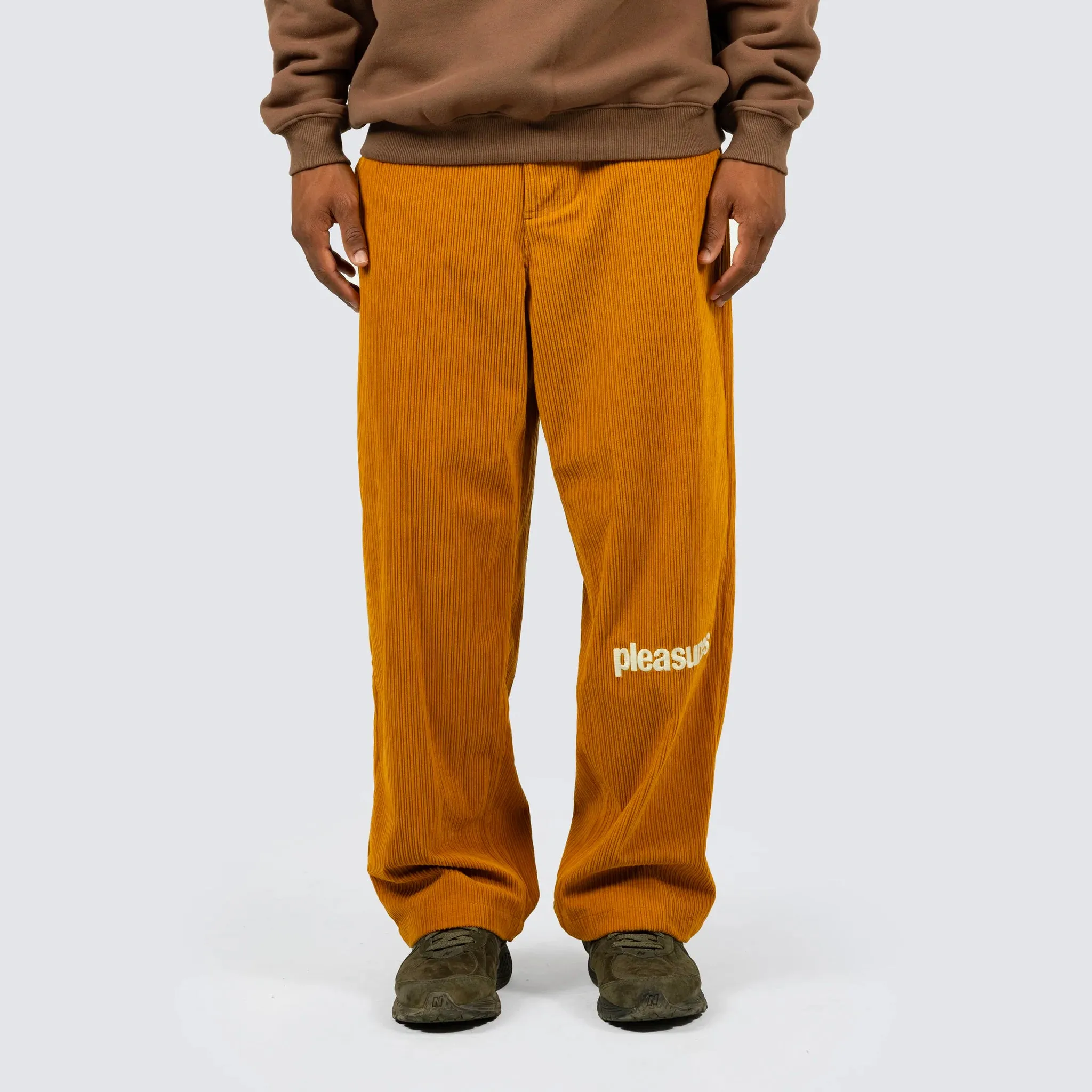 LEVY CORDUROY WIDE PANTS (Mustard)