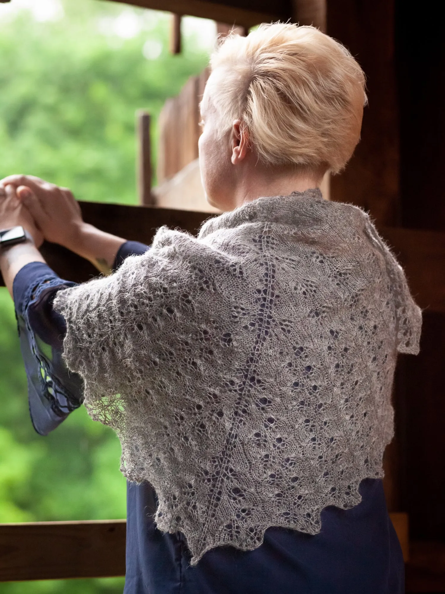 Lilac Season shawl <br/><small>knitting pattern</small>