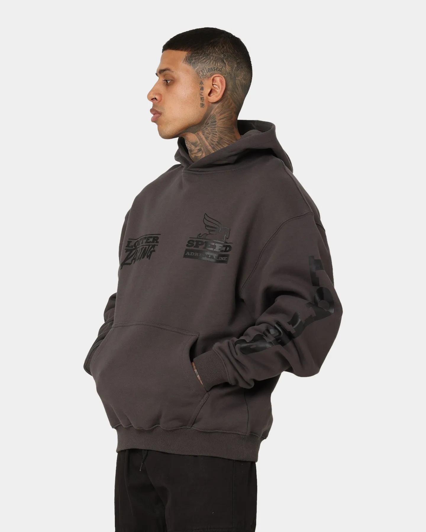 Loiter Team Premium Hoodie Charcoal