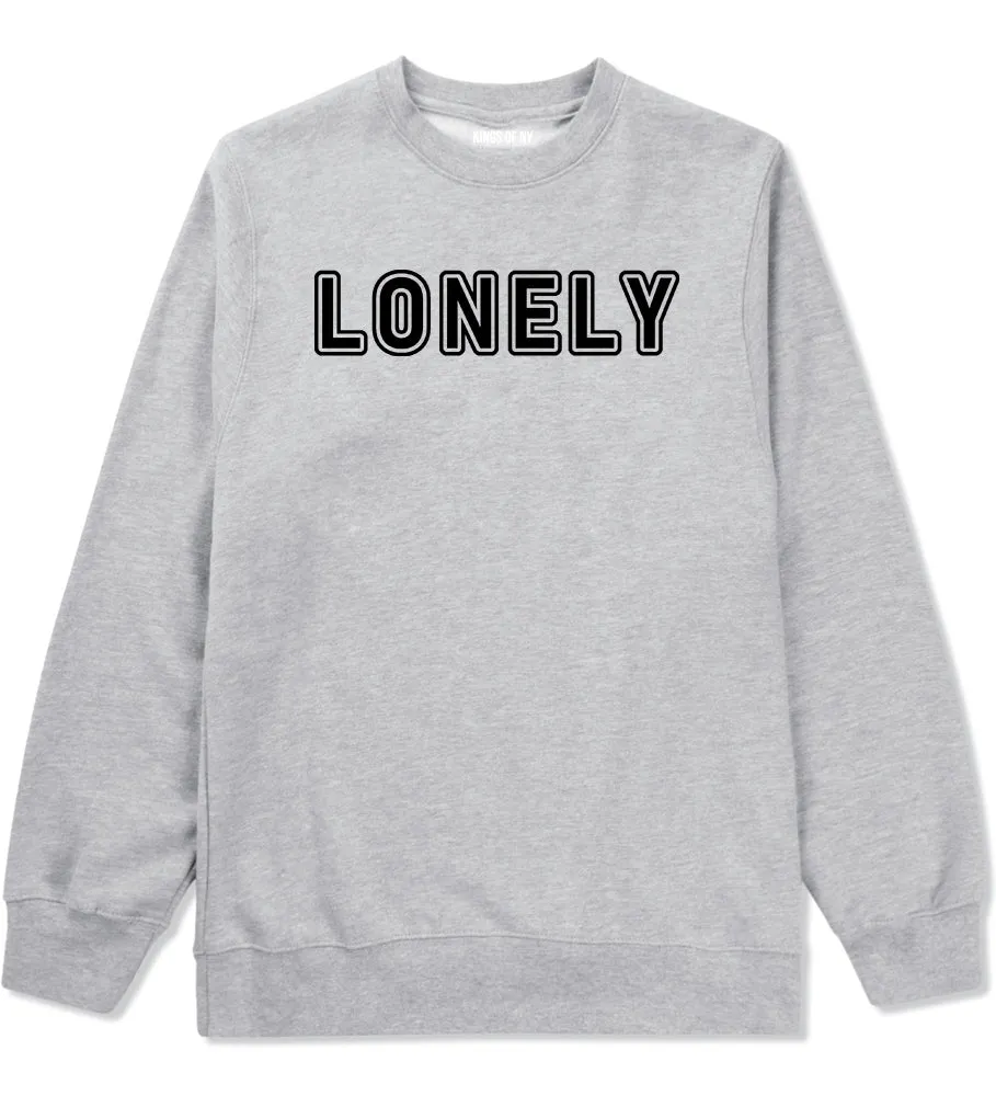 Lonely Mens Crewneck Sweatshirt