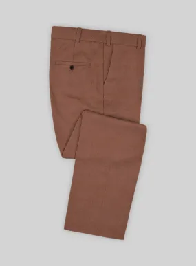 Marco Stretch Chestnut Wool Pants