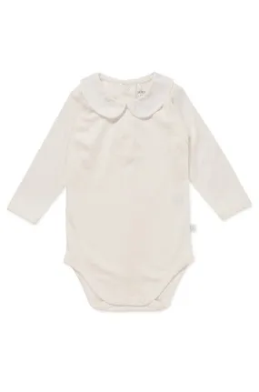 Marquise Heritage Cream Peter Pan Collar Bodysuit