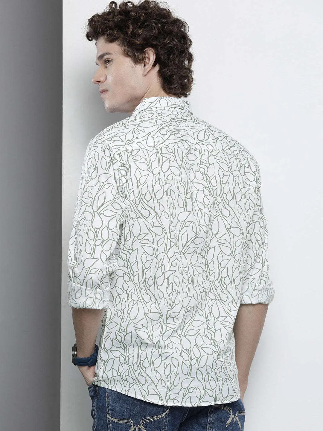 Men Abstract Printed Shirt