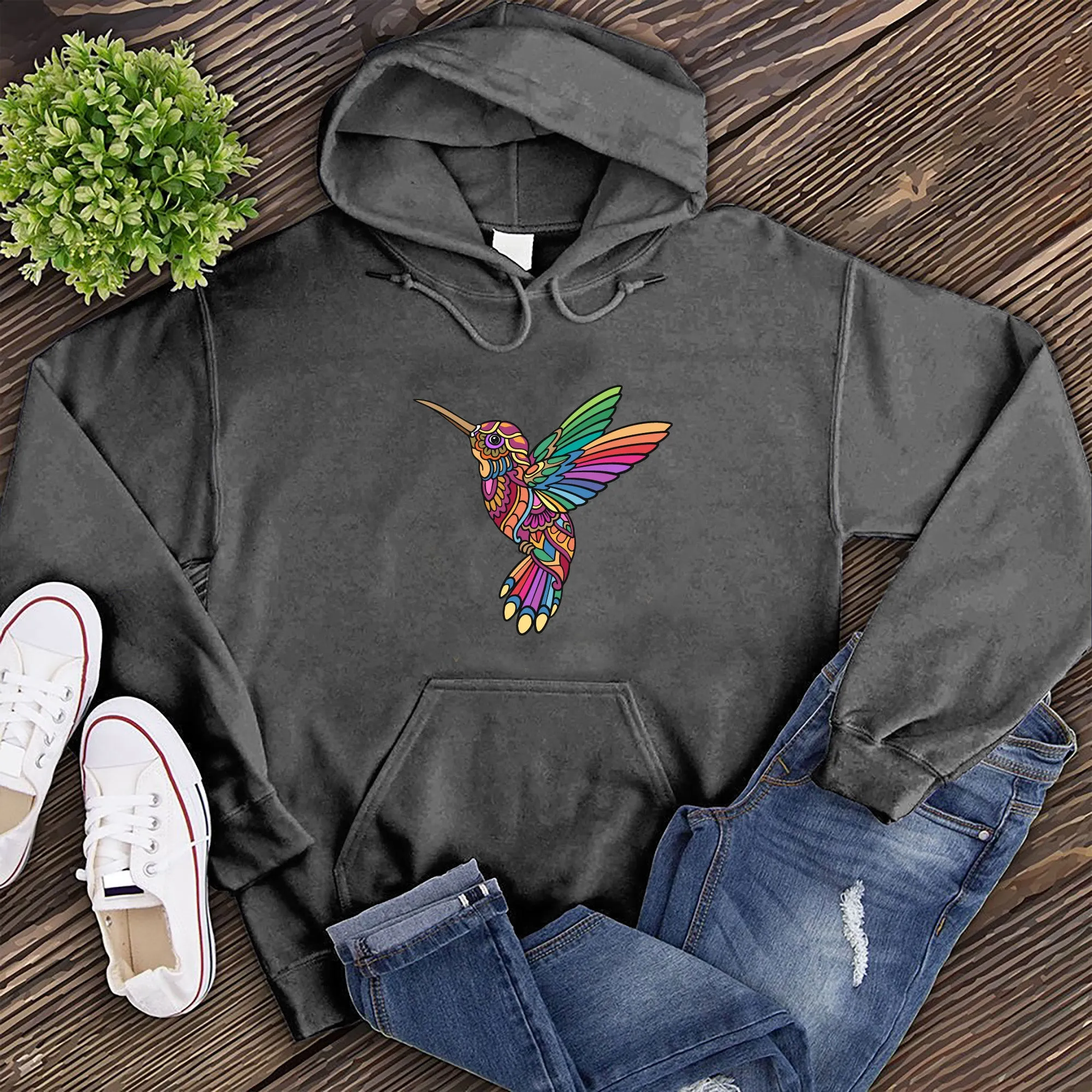 Mosaic Hummingbird Hoodie