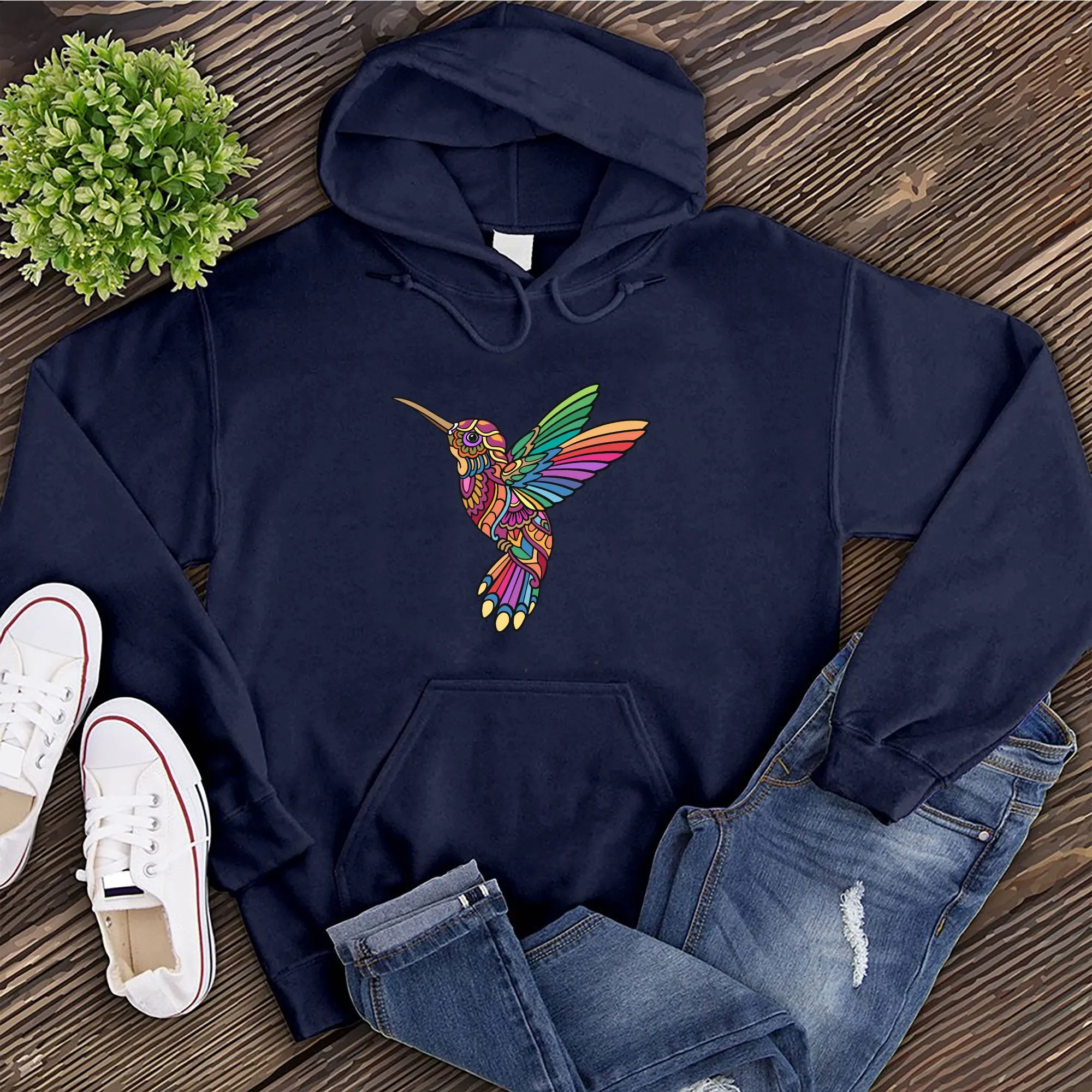 Mosaic Hummingbird Hoodie