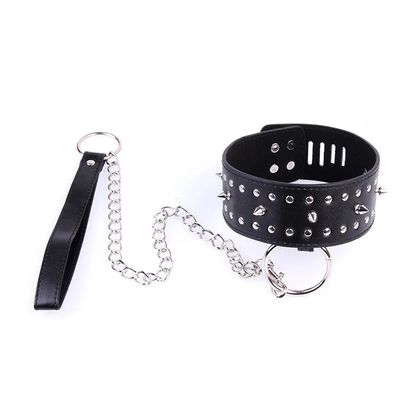 'My Slave' Spiked Collar and Lead