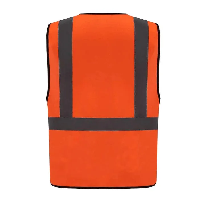 Pack Of 2 Reflective Safety Jacket - Orange