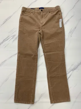 Pants Corduroy By Talbots In Tan, Size: 12p