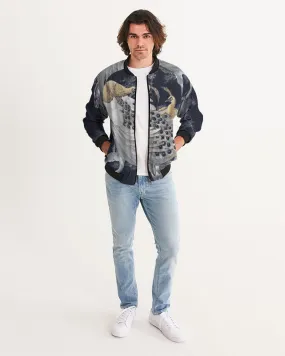 Perched Peacocks Men's Bomber Jacket